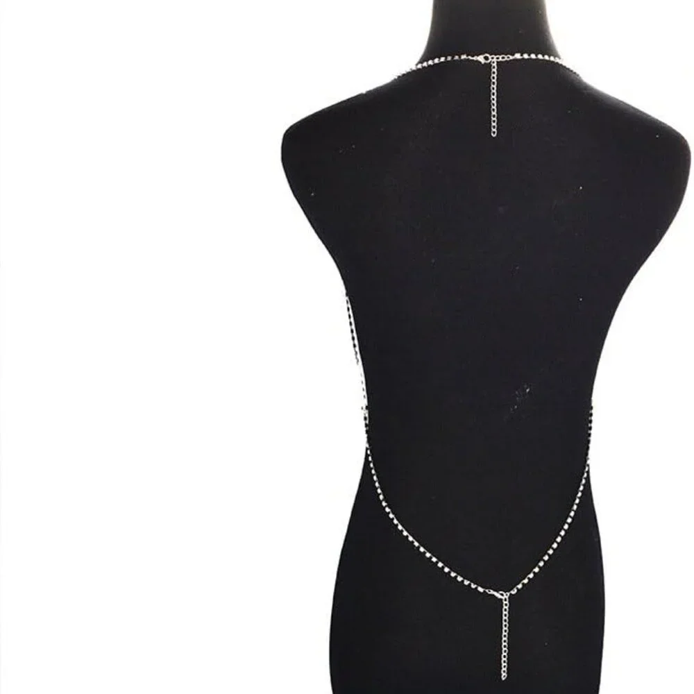 Crystal Rhinestone Bra Harness